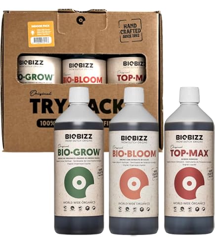 Amazon.com : BioBizz Bio Grow - Bio Bloom - Top Max - 500Ml of